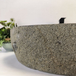 Раковина из речного камня RS-63524 (70x50x16) из натурального камня