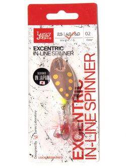 Блесна вращ. Lucky John EXCENTRIC IN-LINE 04.0г 002 в блистере