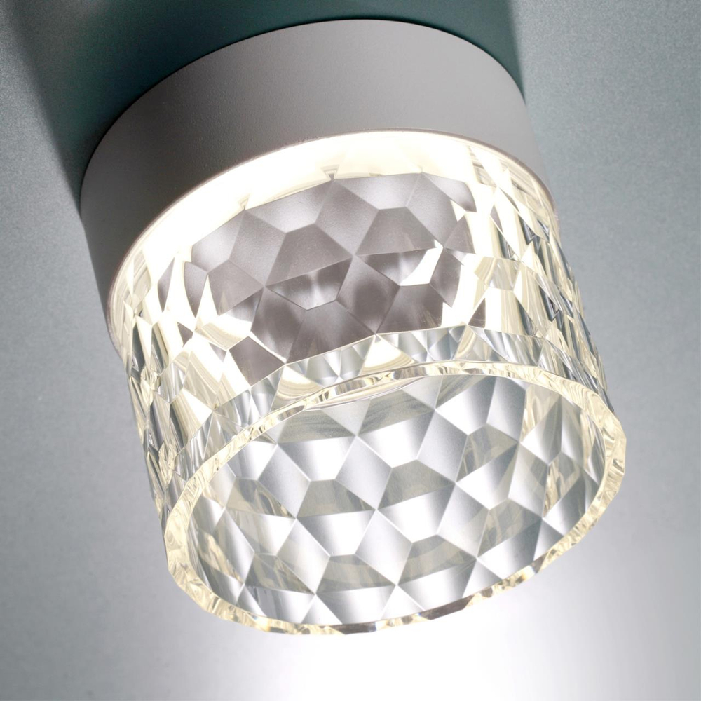358997 OVER NT23 386 белый Светильник накладной светодиодный IP20 LED 4000K 10W 85-265V AURA