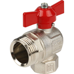 Кран шаровой ITAP IDEAL 3/4" угловой с американкой (бабочка)