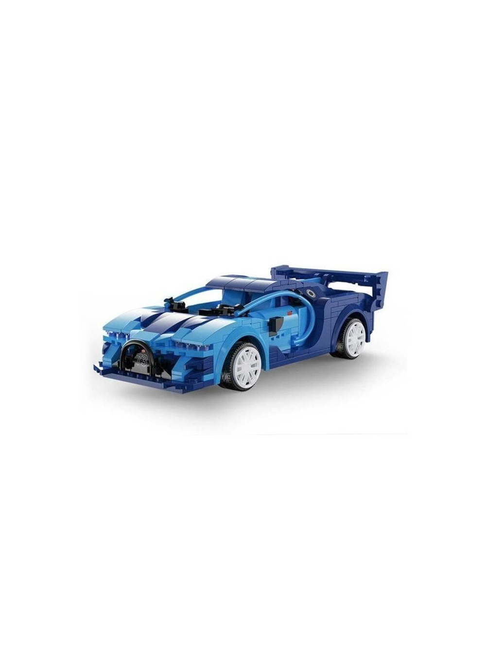 Радиоуправляемый конструктор CADA спортивный автомобиль Blue Race Car (325 деталей)