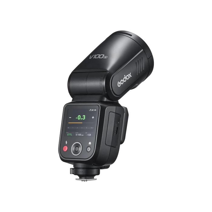 Вспышка накамерная Godox V100N TTL с круглой головкой для Nikon