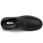 Mulinsen Cow Split Leather Casual Leather Shoes Men"s Black