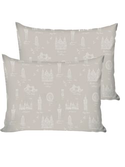 Постельное белье сатин Milky Garden "Foggy Albion" евро Наволочка 50x70 см 2 шт Простынь 240x215 см Пододеяльник 200x215 см