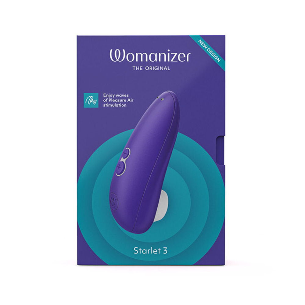Бесконтактный клиторальный стимулятор Womanizer Starlet 3 blue (6 режимов вибрации) (Цвет: синий)