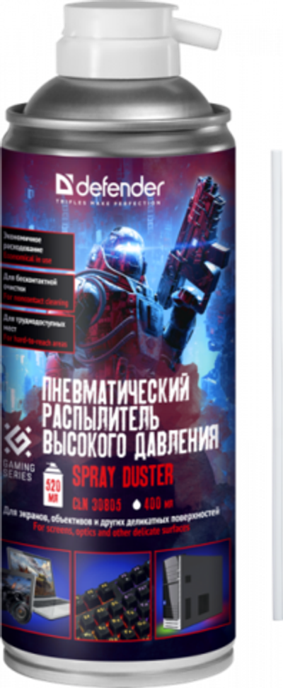 Спрей-очиститель Defender CLN30805 Gaming для экранов 400 мл