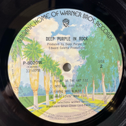 Винтажная виниловая пластинка LP Deep Purple In Rock (Япония 1974) (Без Оби) Child In Time