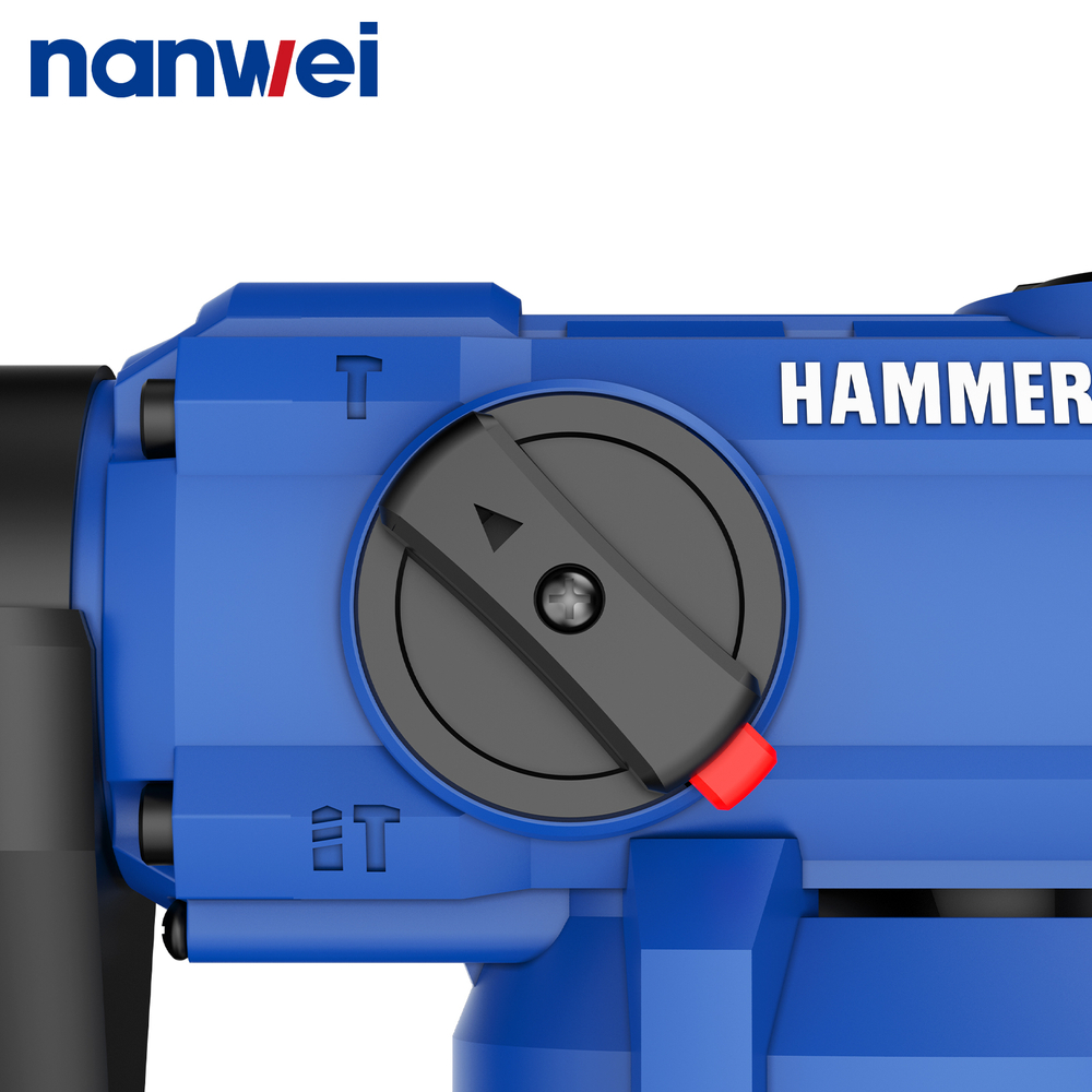 Перфоратор аккумуляторный Nanwei NW-H8281 (20V, 4 Дж, SDS-Plus, 2 АКБ 6 Ач)
