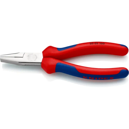Плоскогубцы с гладкими губками хромированные 160 мм Knipex 20 05 160