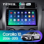 Teyes SPRO Plus 9" для Toyota Corolla Axio Fielder 2006-2013
