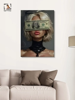 Картина Розовые губы и зелёные тайны модульная 30х40см 1шт.