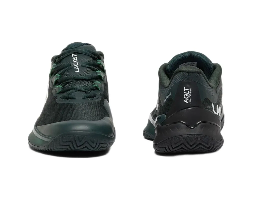 Мужские кроссовки теннисные Lacoste AG-LT Ultra - dark green/black