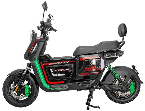 Электроскутер MAIKAOLIN U2 PRO 1500W (60V/80Ah) - Чёрный фото №4