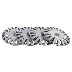 Колпаки R15 Vega 4шт (серебристо-черно матовые) ABS-пластик ARNEZI A0702058