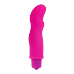 Розовый фантазийный вибромассажер 11,5см Bior Toys Cosmo CSM-23059