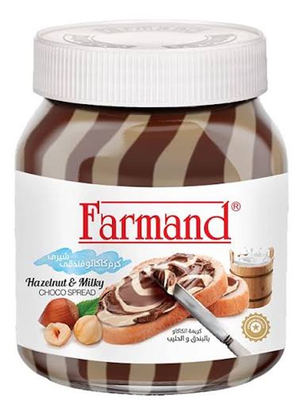 ВЛ1309 Паста Farmand Молочно-ореховая с какао 330гр*6шт