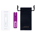 Фиолетовый двухмоторный мини-вибратор 11,6см Le Wand Deux LW-014-CHR