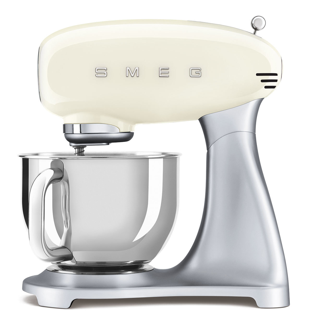Миксер планетарный 4.8л. Smeg Стиль 50-х годов кремовый SMF02CREU