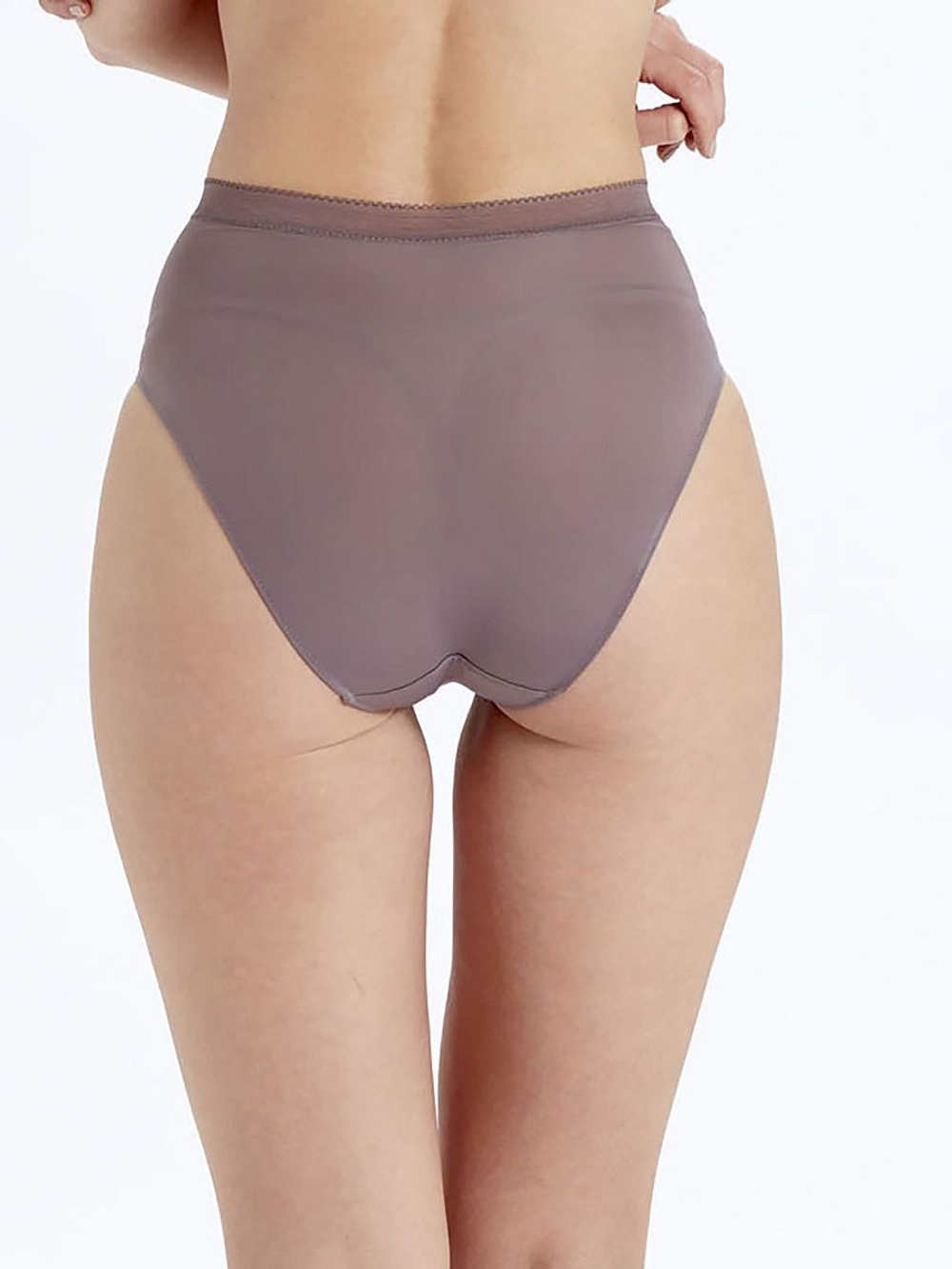 Высокие трусики Naturals High Waisted Brief (Размер: M) (Цвет: грязно-розовый)