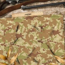 Ткань шифон пустынный милитари
