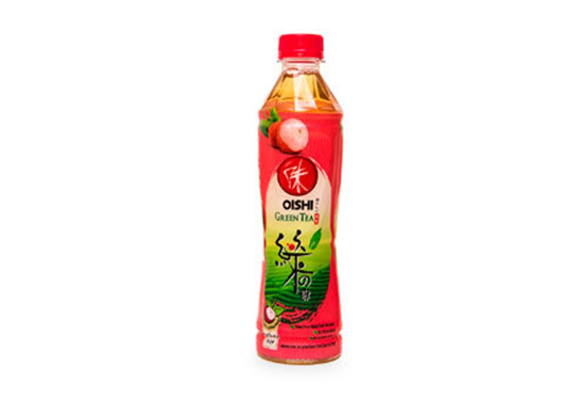 Японский зеленый чай со вкусом личи Oishi, 380мл