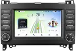 Магнитола для Mercedes-Benz A W169, B T245, Vito, Viano W639/W447, Sprinter W906, VW Crafter - Teyes CC4L монитор 7" IPS, Android 14, Быстрая, Snapdragon 662, CarPlay, 4G SIM-слот