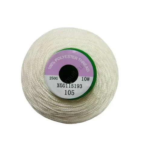 105 Нитки 10 Sinton 250G 800м кремовый