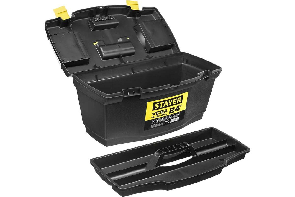 Ящик для инструмента STAYER VEGA-24 пластиковый 38105-21_z03