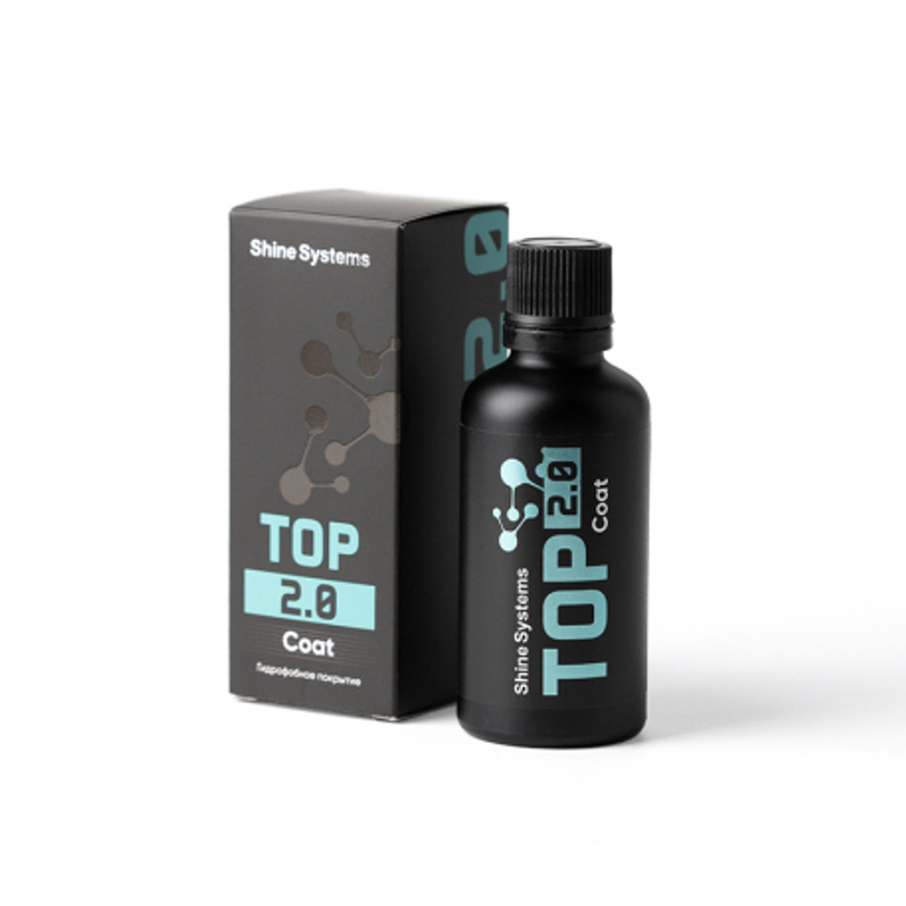 Shine Systems TOP Coat 2.0 - гидрофобное керамическое покрытие для кузова, 50 мл