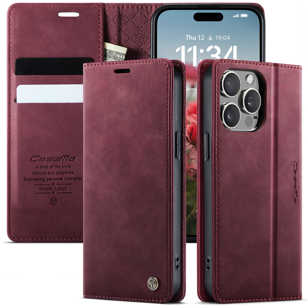 Чехол-книжка CaseMe RFiD iPhone 14 Pro
