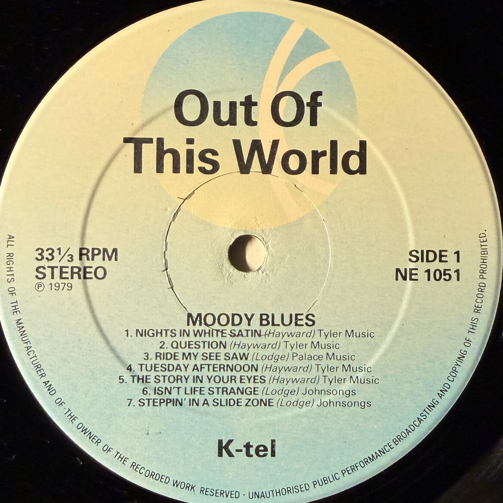 The Moody Blues ‎– Out Of This World (Англия 1979г.)