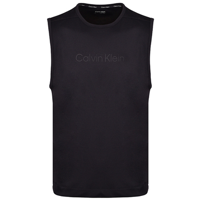 Мужская теннисная футболка Calvin Klein WO - Tank - black beauty