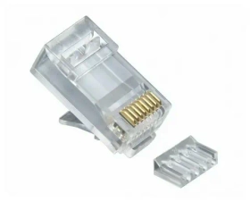 Коннектор RJ45 для витой пары TP-8P8C UTP CAT5e, 1 шт.