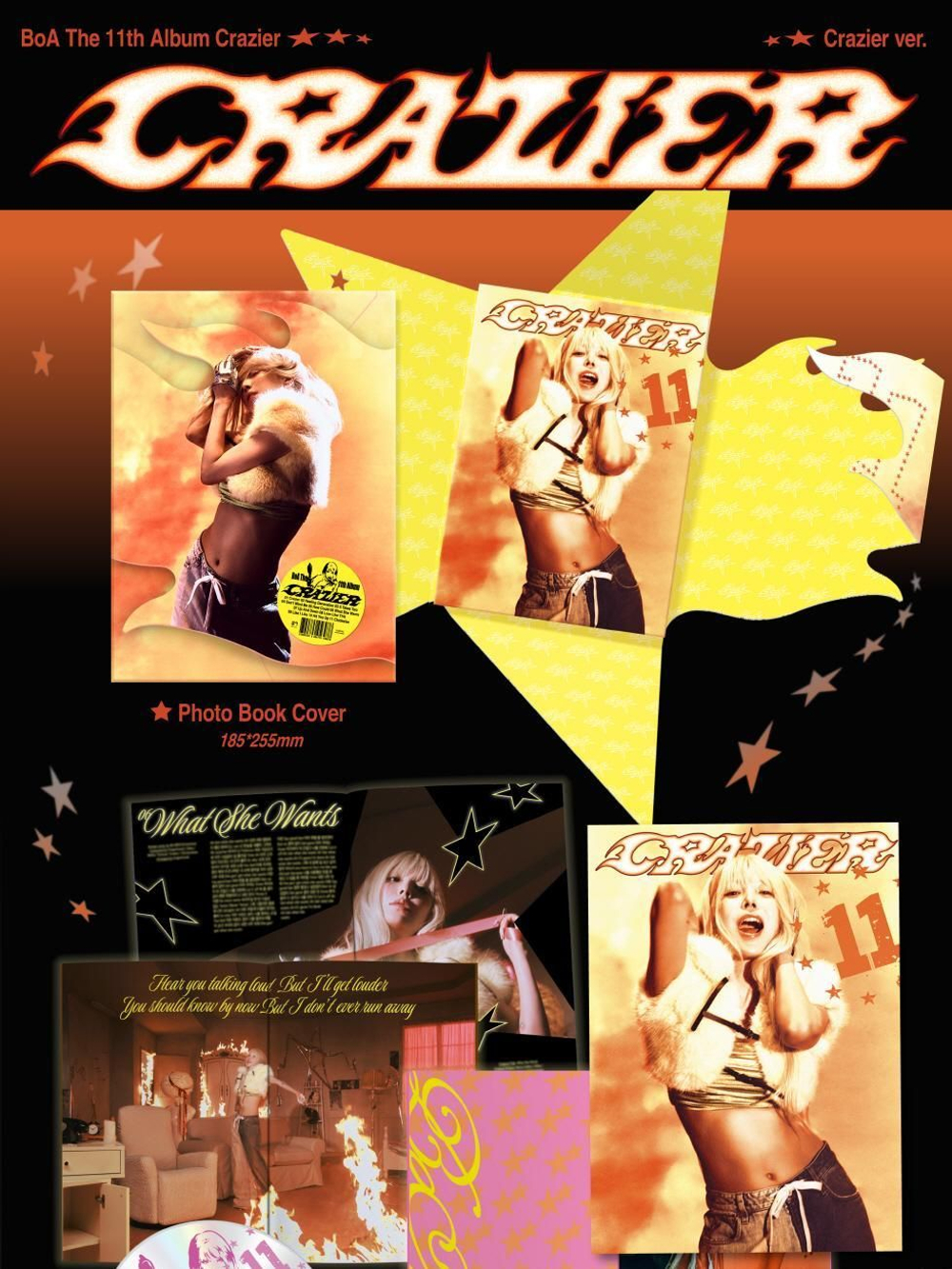 Альбом BoA - CRAZIER 11th Album CRAZIER Version