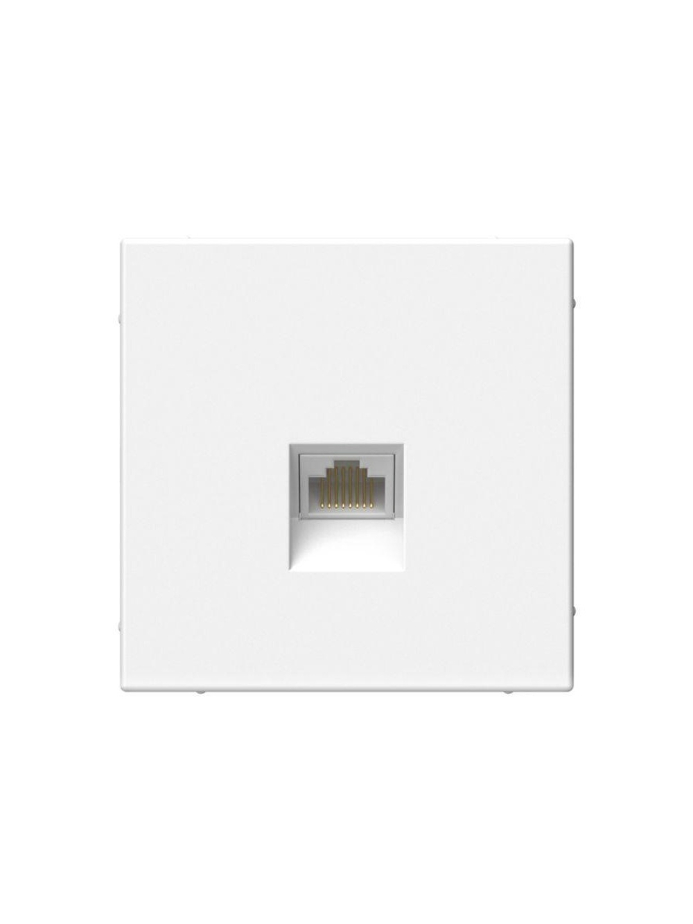 Розетка компьютерная ArtGallery RJ45 кат.6A механизм бел. SE GAL000186