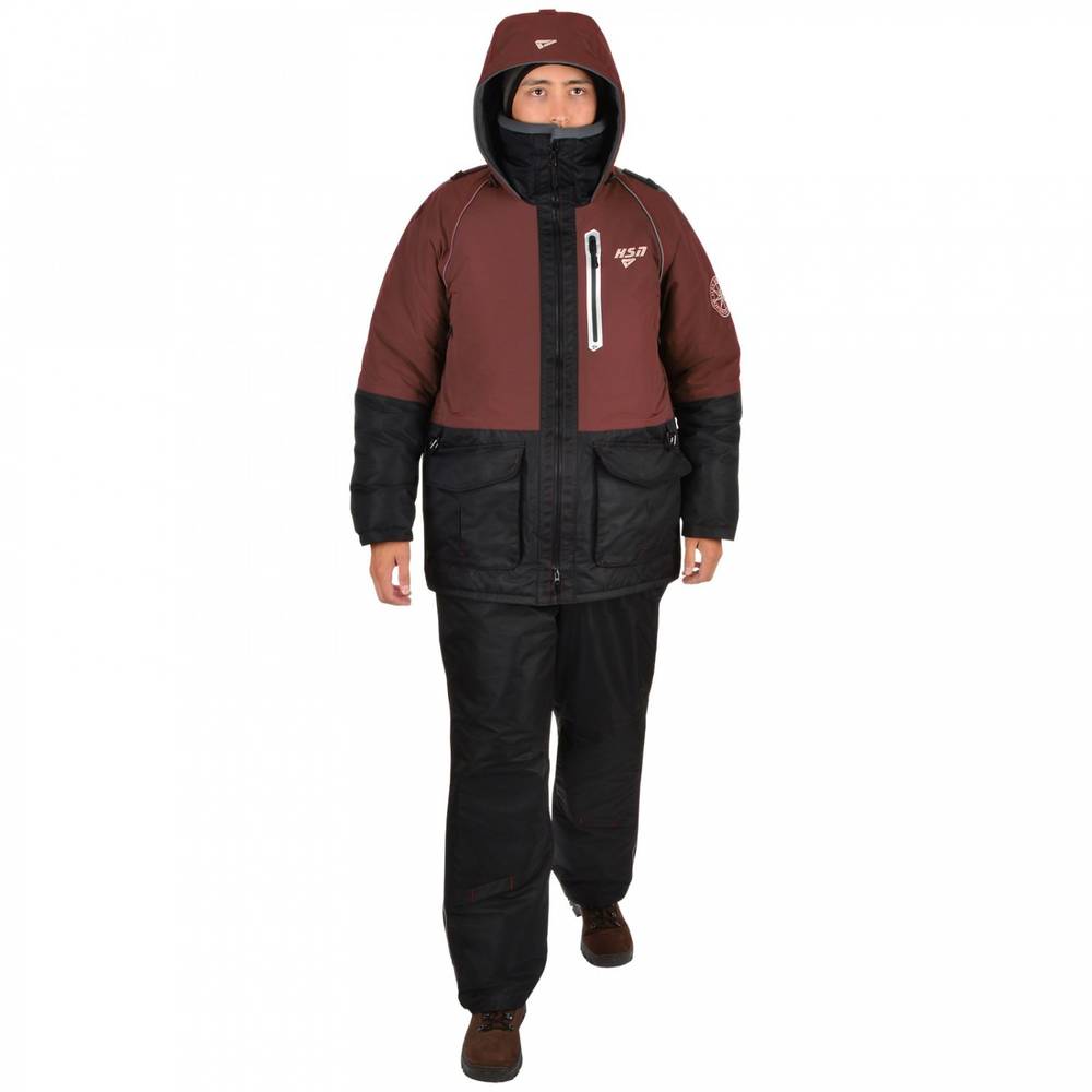Костюм мужской зимний "Arctic VII comfort" -45, hardguard, махагон, ХСН