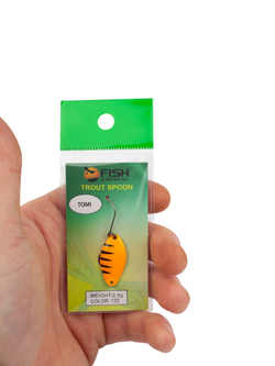 Блесна Fish Crystal TOMI 24 мм 2.5 г на форель цвет 122