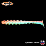 Силиконовая приманка "Minoga" ACTION FAT  6,1"(3шт) 155мм, 17,74 гр, цвет 324