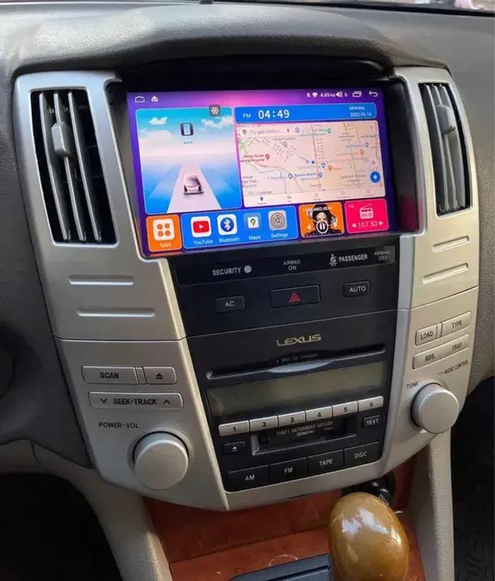 Магнитола для Toyota Harrier XU30 2003-2013, Lexus RX 2003-2009 - Kuberg SF-9278 Android 10, 4G SIM-слот