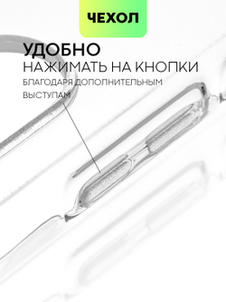 Чехол ROSCO для Samsung Galaxy A54 (арт. SS-A54-HARD-TPU-TRANSPARENT)