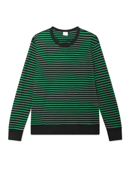 Толстовка Без Капюшона Striped Waffle Crewneck