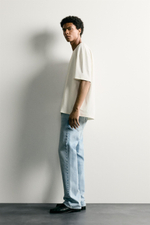 ФУТБОЛКА RELAXED FIT СО ШВОМ — ZARA