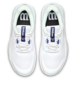 Женские теннисные кроссовки Wilson Intrigue Pro - white/bay/skipper blue