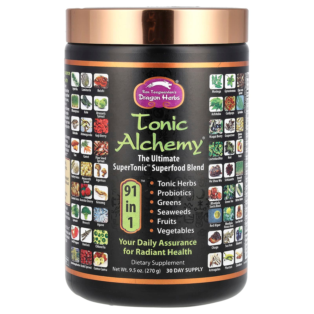 Dragon Herbs, Tonic Alchemy®, The Ultimate SuperTonic™, смесь суперфудов, 270 г