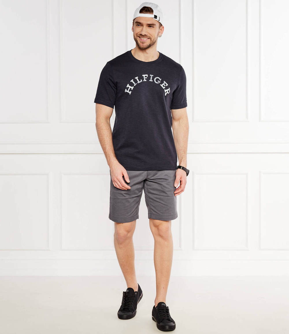 Футболка HILFIGER ARCHED TEE Tommy Hilfiger - темно-синий(MW0MW34432)