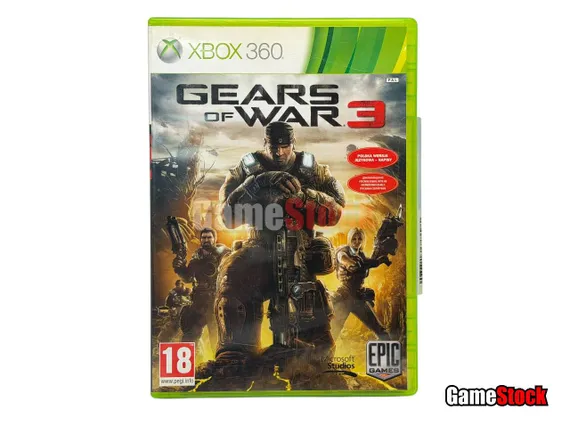 Xbox 360 Gears of War 3 (Б/У, Русские субтитры)