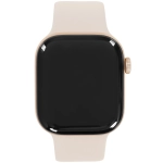 Apple Watch Series 12, 46 мм, алюминий светло-золотистого цвета, ремешок Sport Band песочного цвета