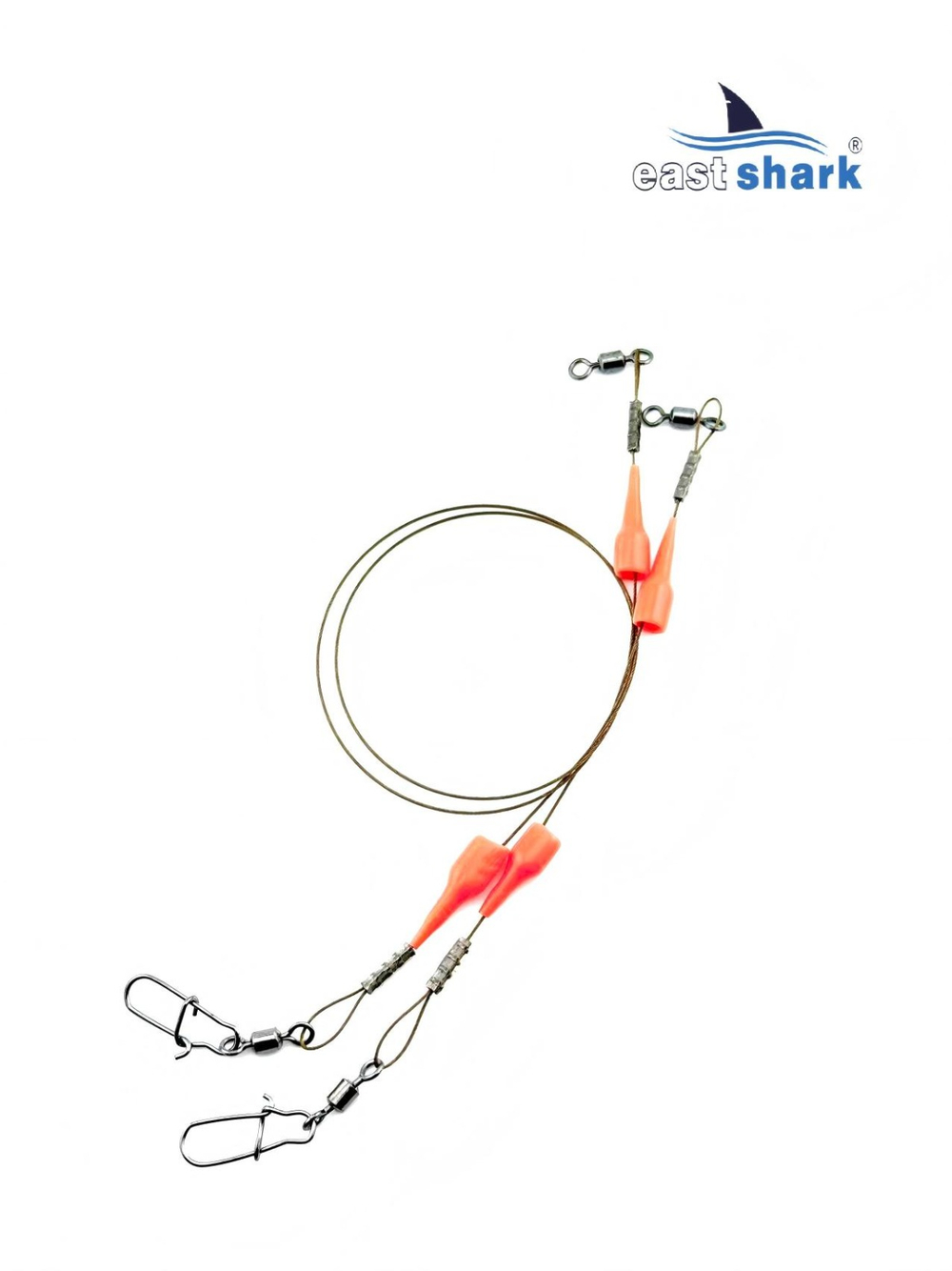 Поводок EastShark MDGS-титановый 0.52*13см