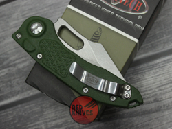 Нож Microtech Stitch Green Нейлон 169-10GRSW
