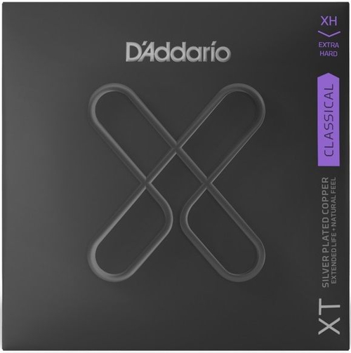 D`Addario XTC44 Струны для классической гитары, басы Dynacore XT/нейлон, Extra Hard Tension